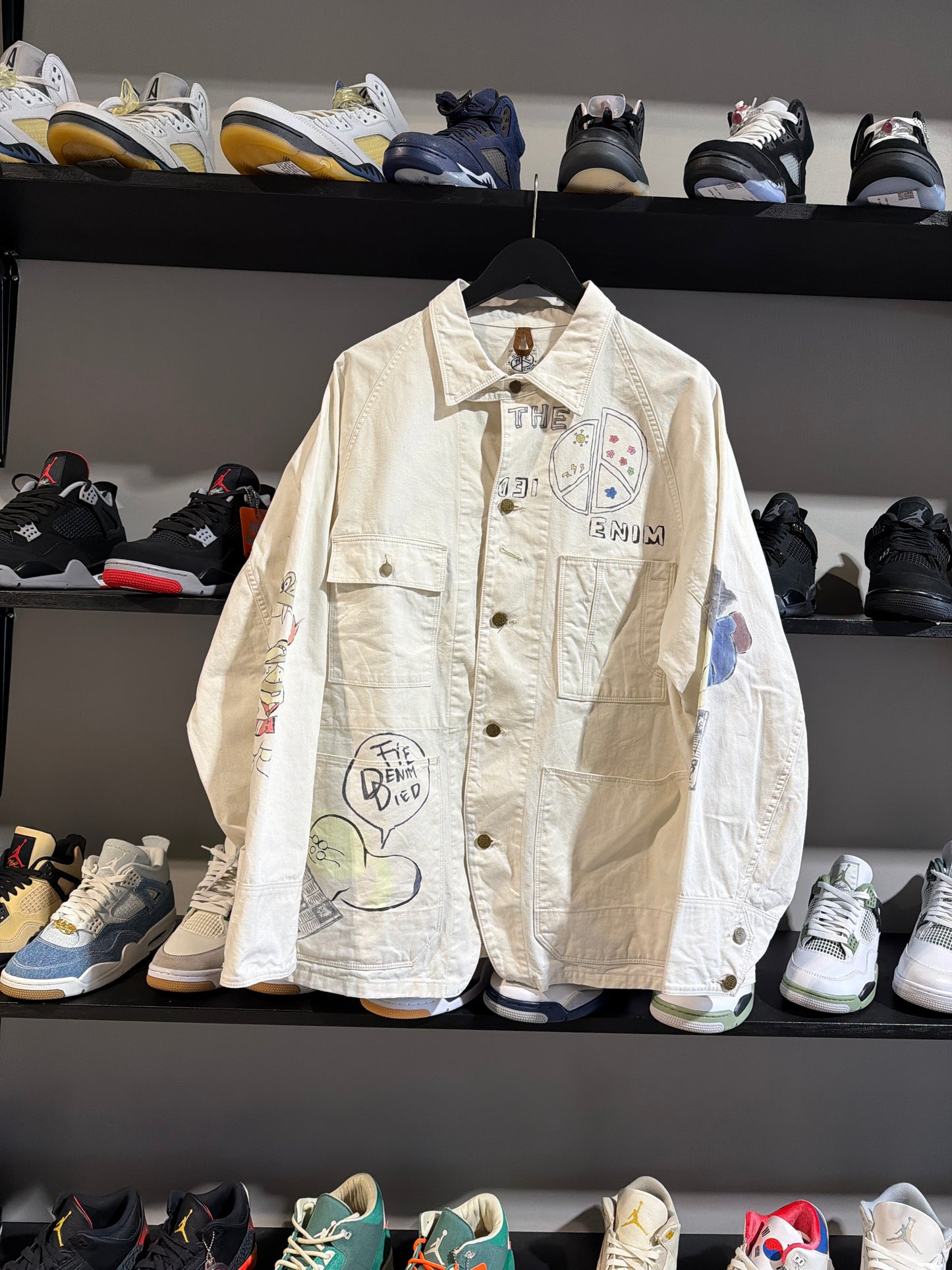Kapital Twill Cactus Jacket White