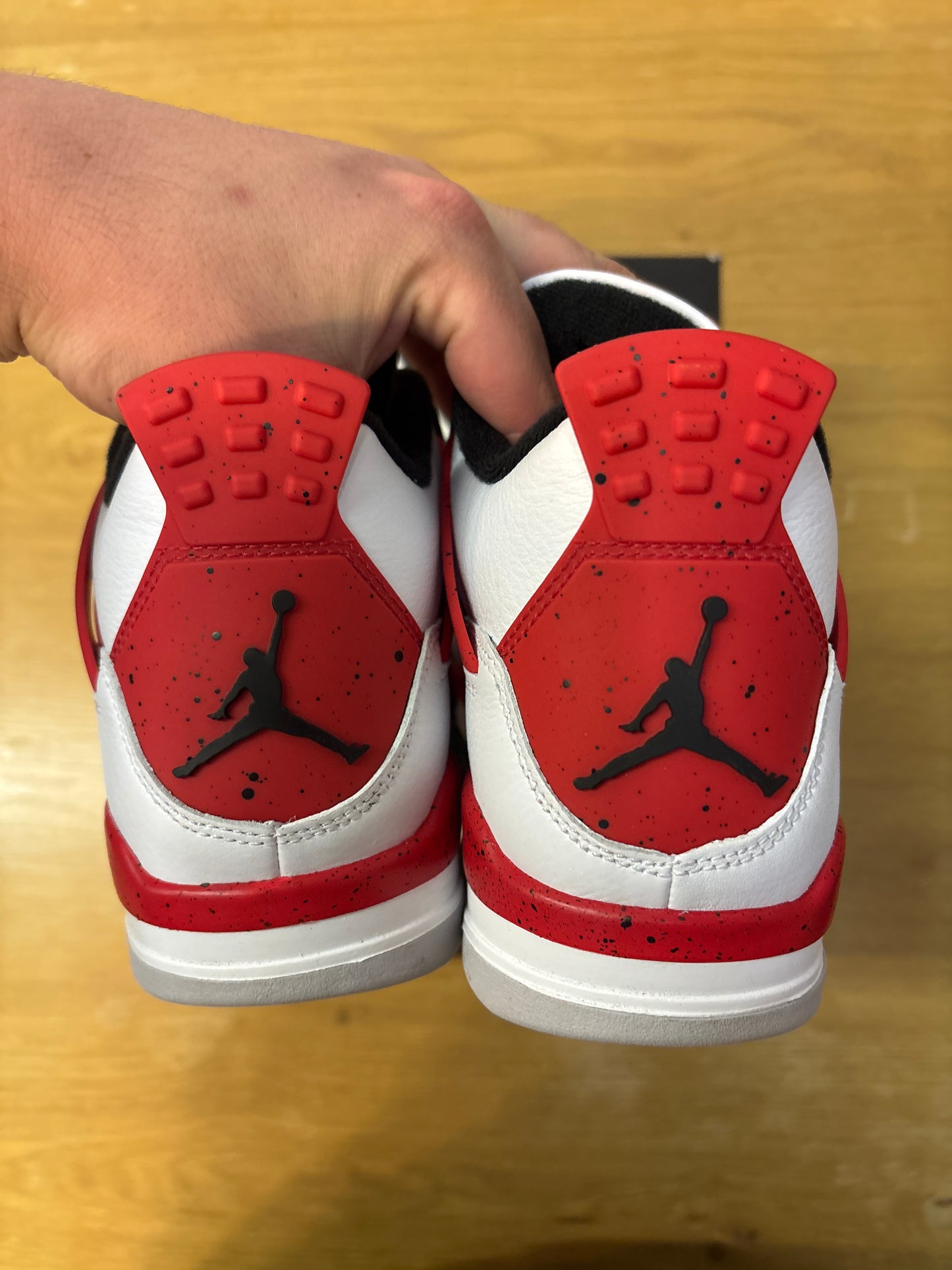 1. Air Jordan 4 Retro Red Cement Used Size 9