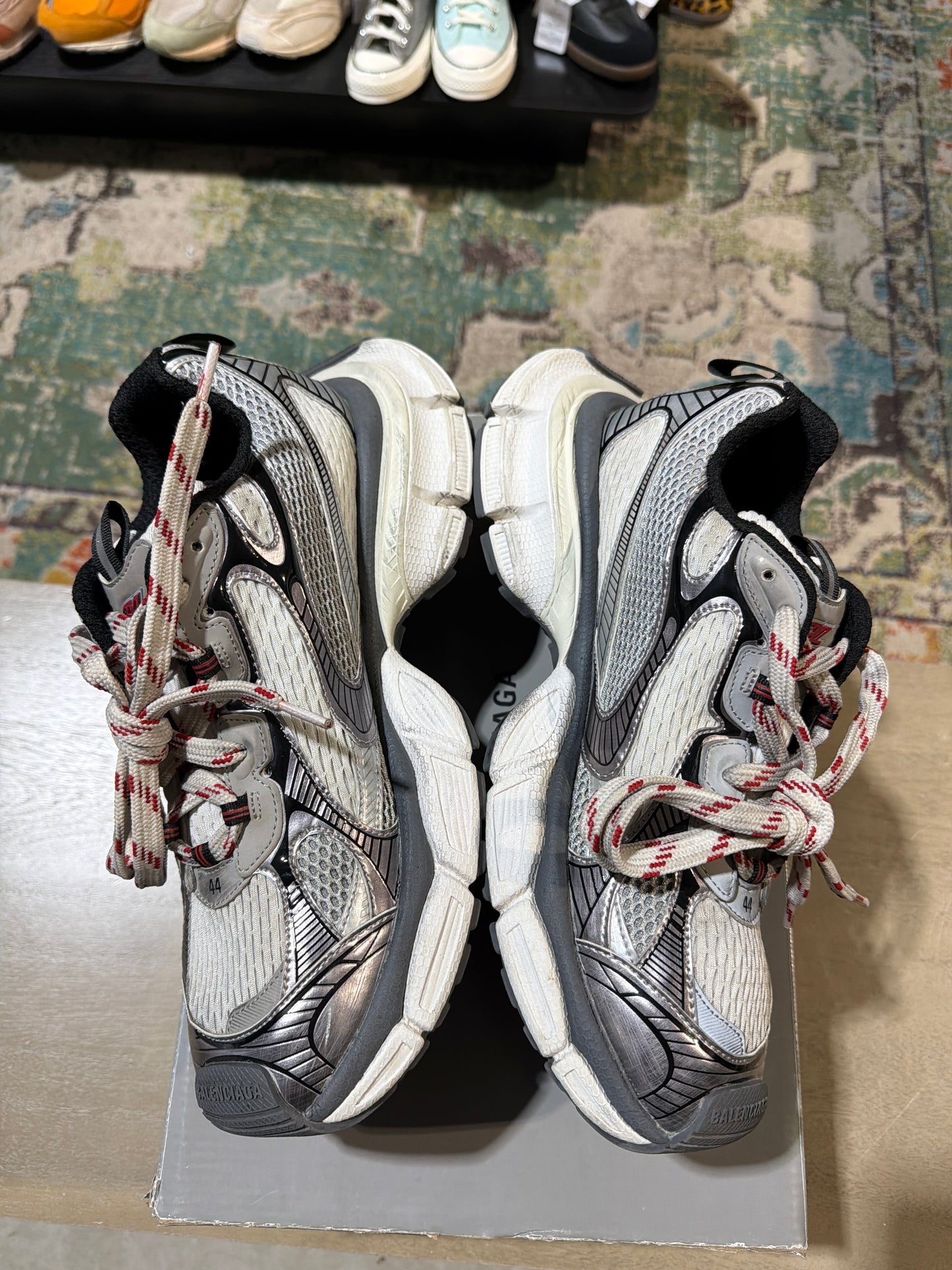 Balenciaga 3XL Grey White Used Sz 11