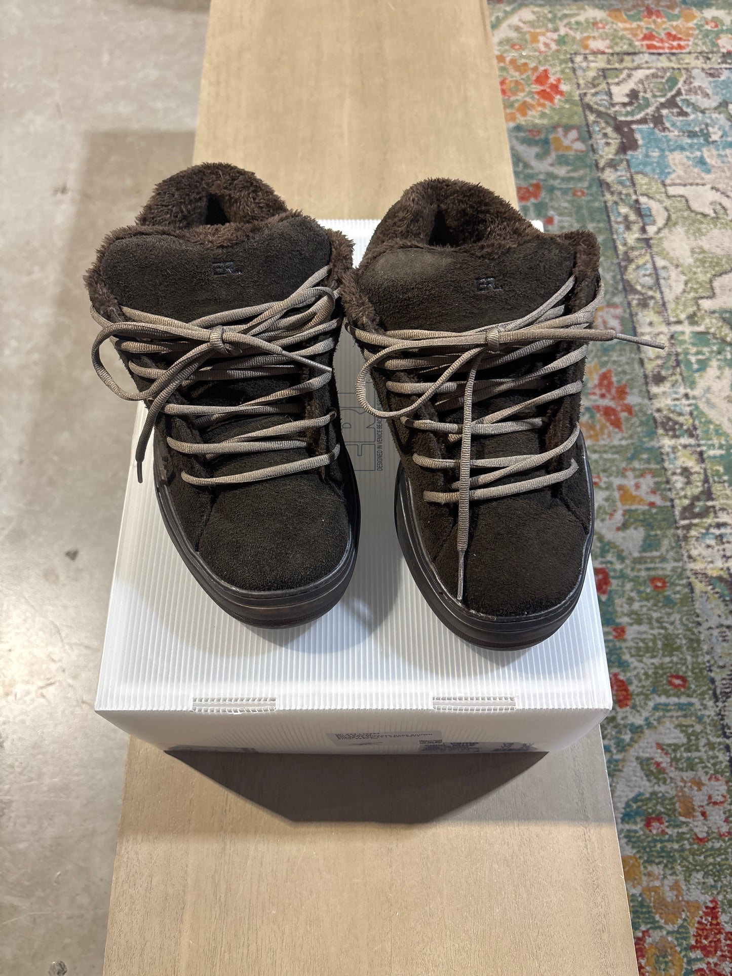 ERL Vamp Sneaker Brown/Brown Used Sz 12
