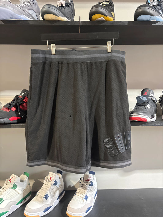 Supreme Basketball Shorts Black/Black Sz Xl - Pre-Owned