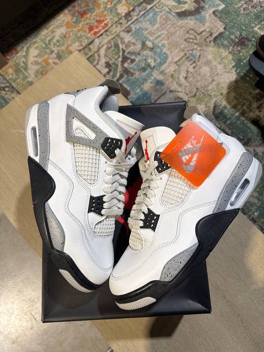 Jordan 4 White Cement Used Sz 10 (2)