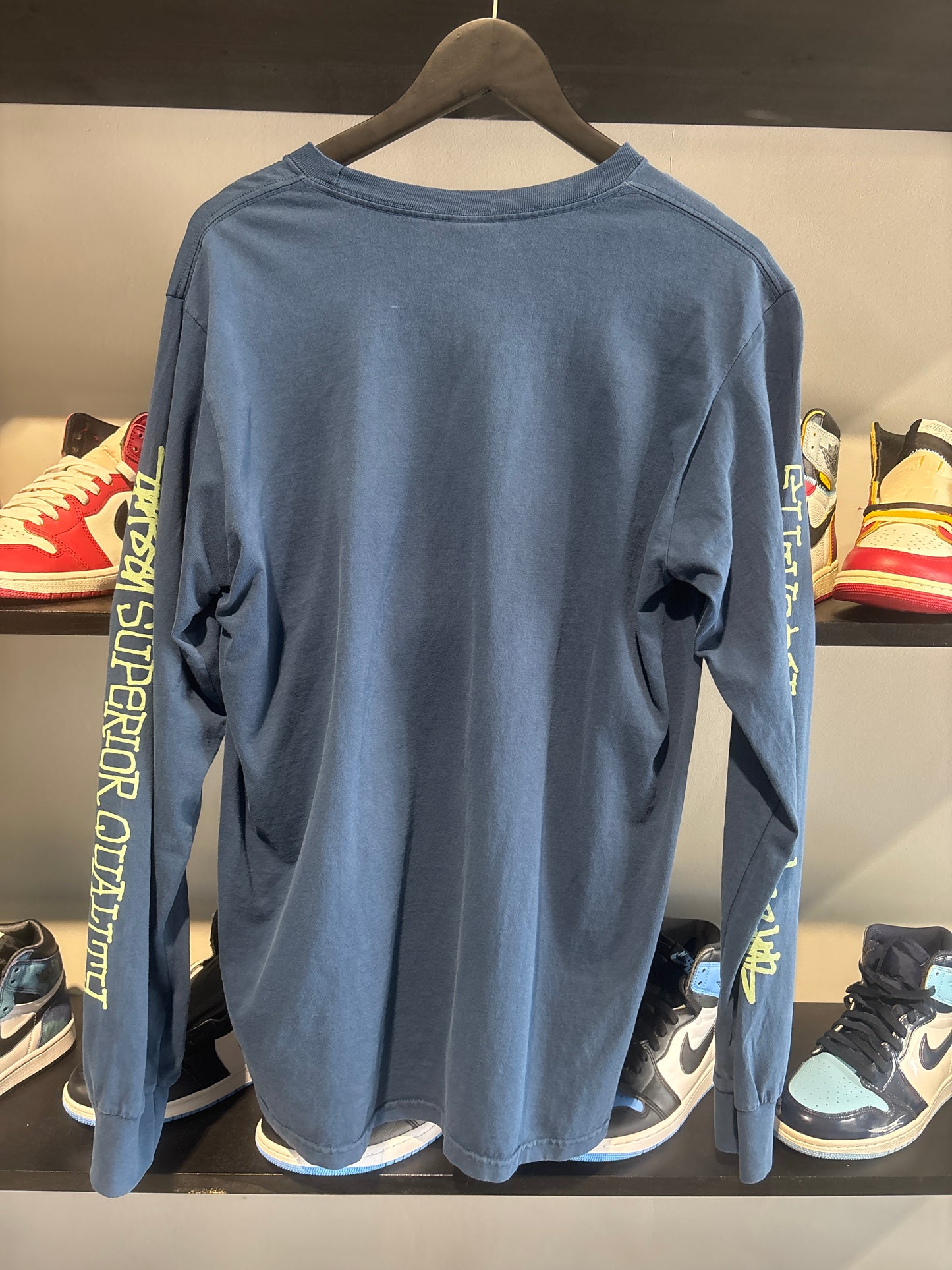Stussy navy longsleeve