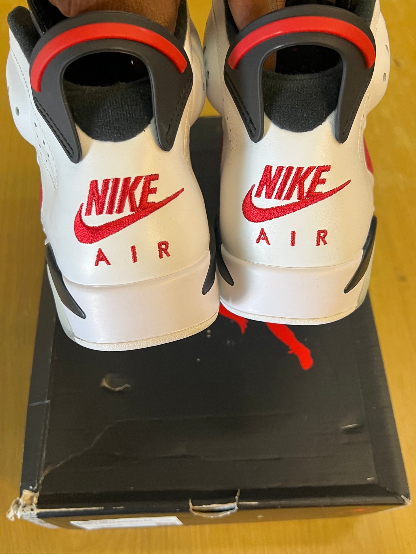 Jordan 6 Carmine Used Sz 8.5