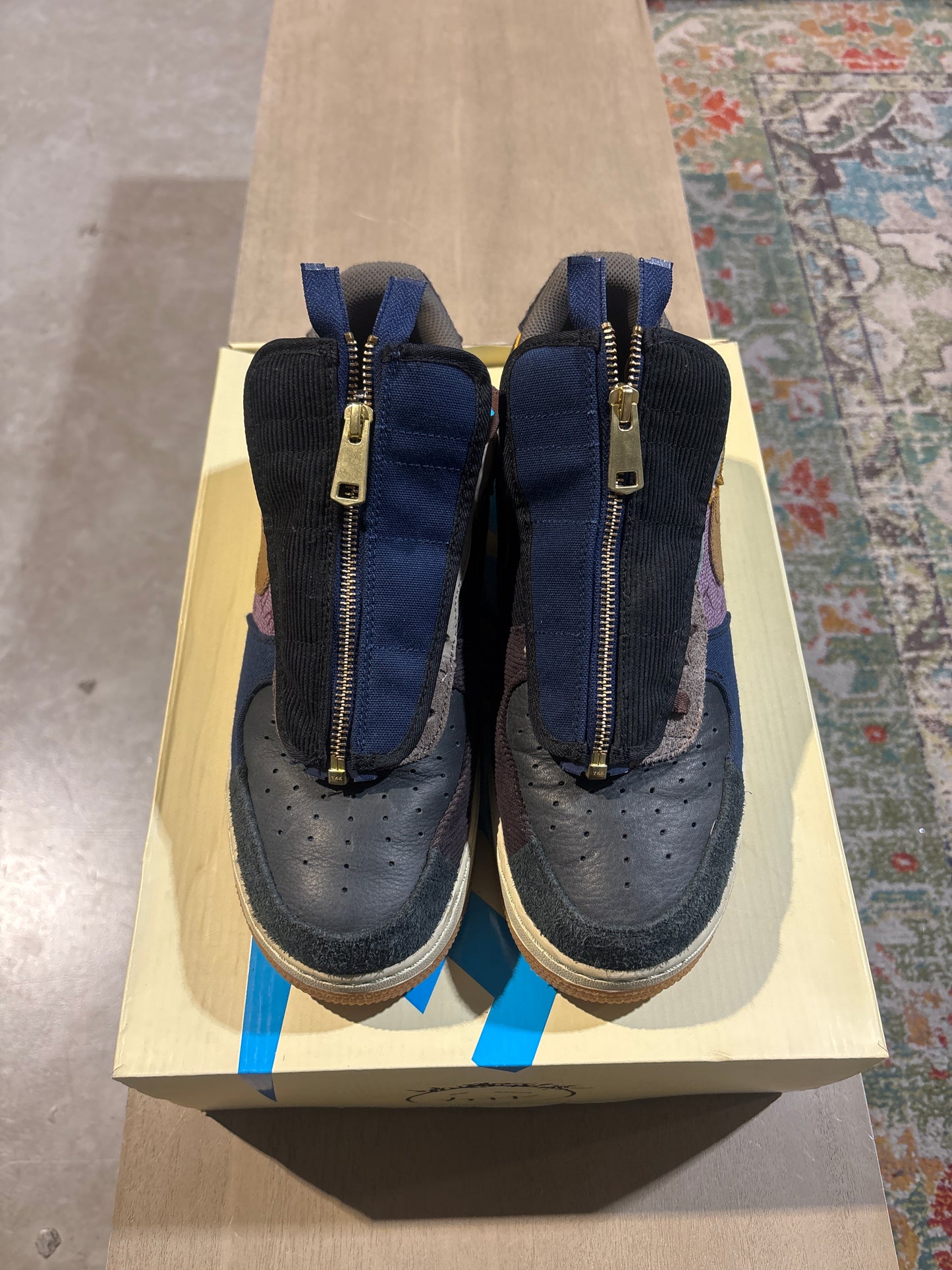 Nike Air Force 1 Travis Scott Cactus Jack Used Sz 12