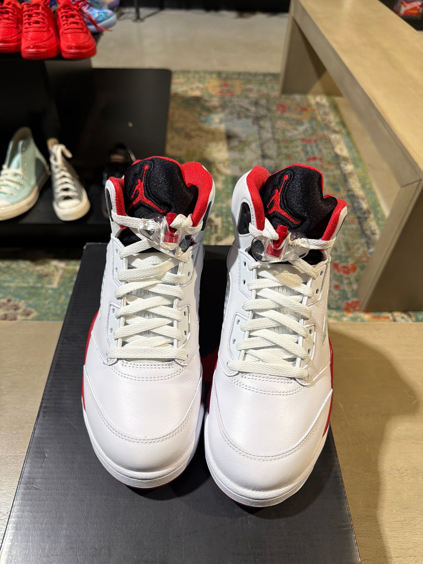 Jordan 5 Fire Red Used Sz 8.5