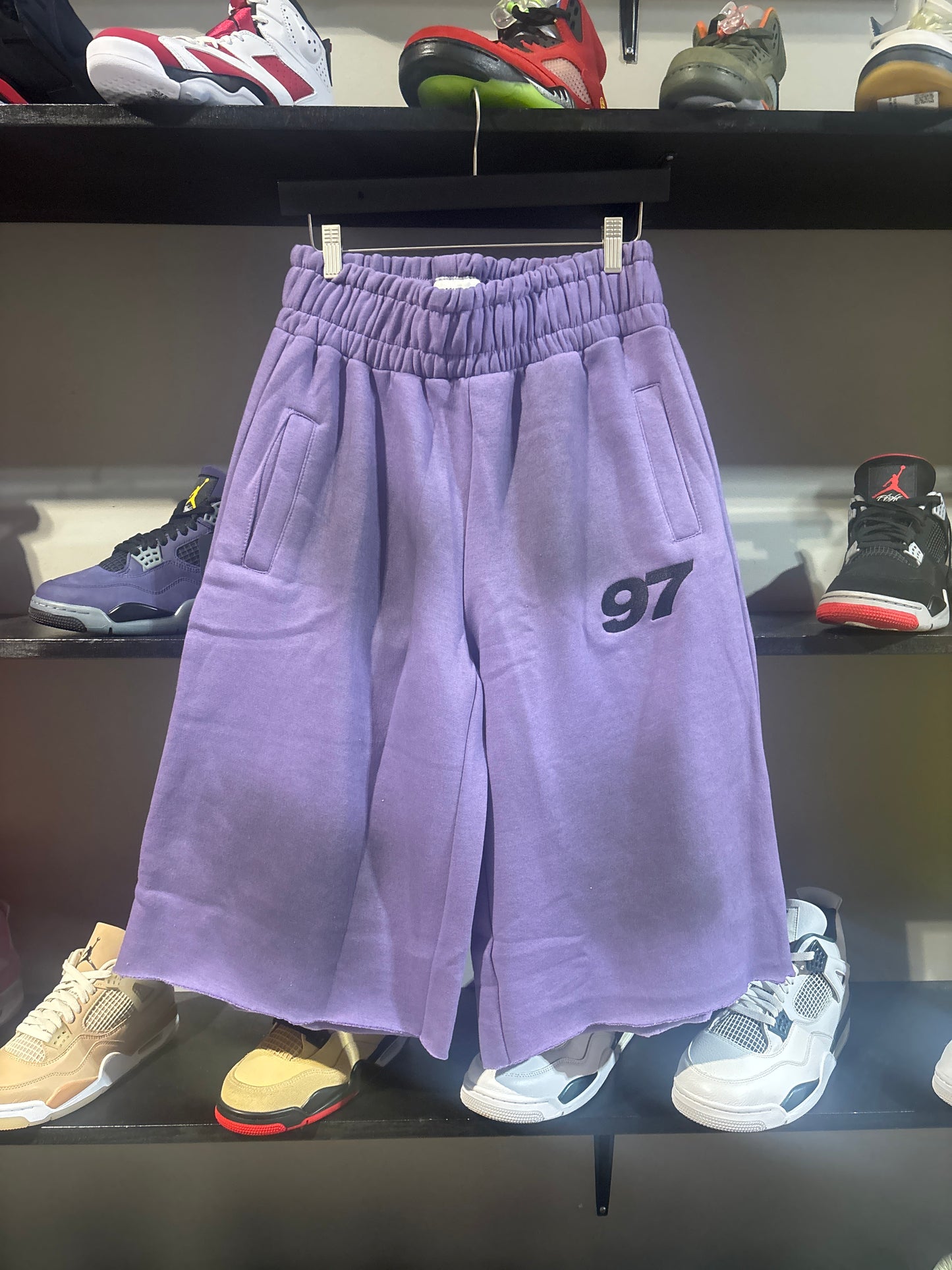 Dominion Light Purple 97 Cutoff Shorts