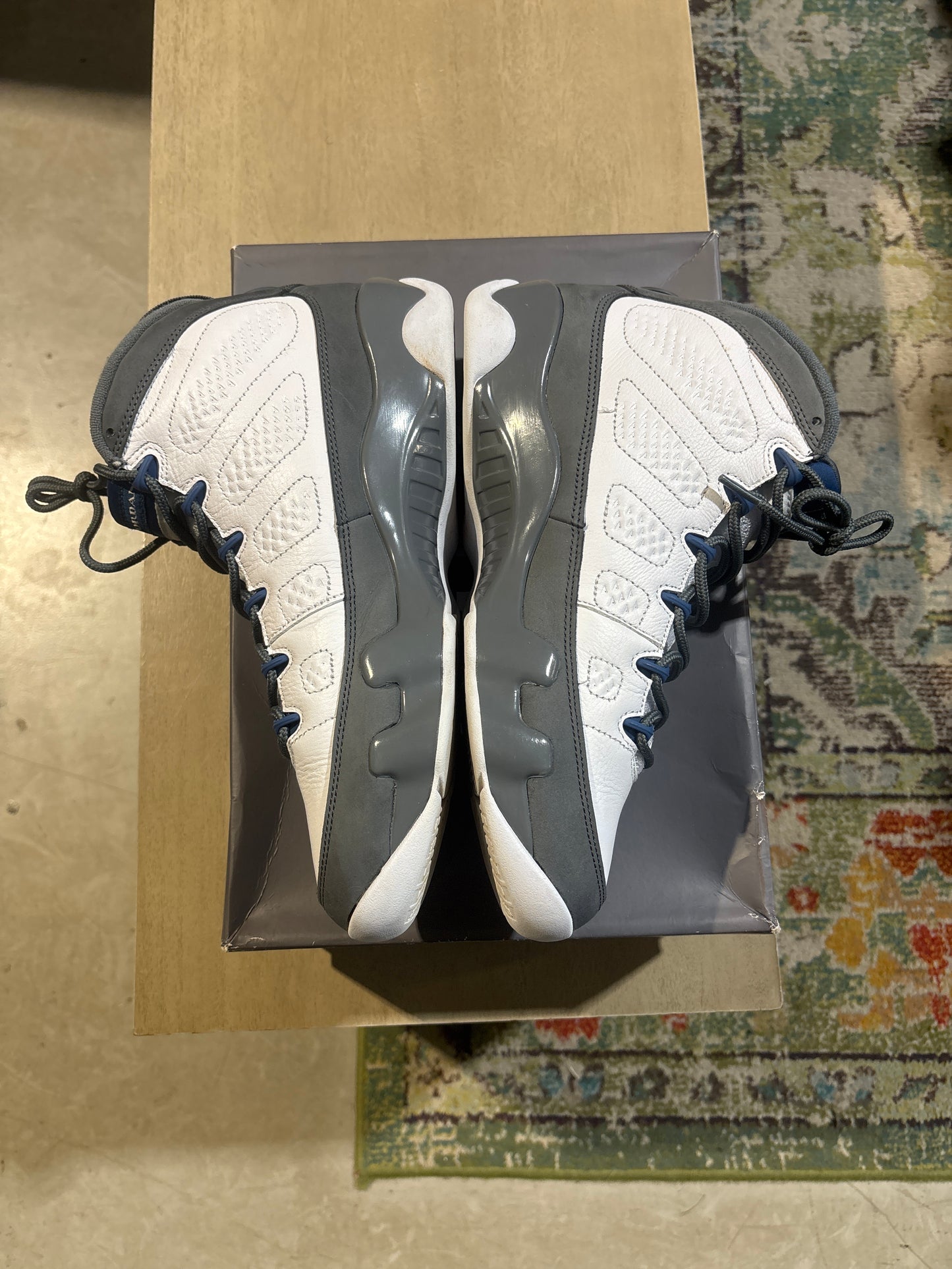 Jordan 9 Flint Grey French Blue (2026) Used Sz 10