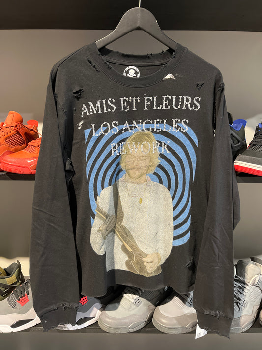AEF Kirk rhinestone black longsleeve
