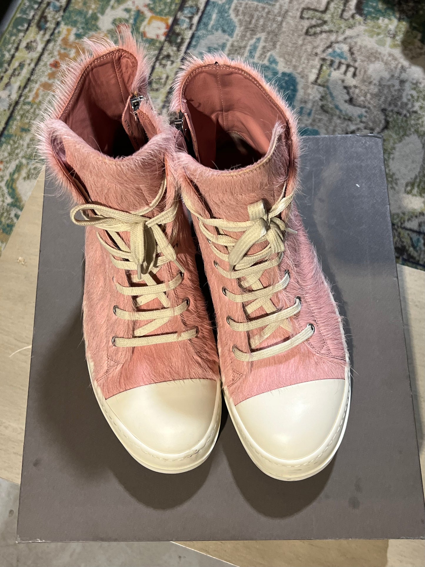 Rick owens pony hair pink