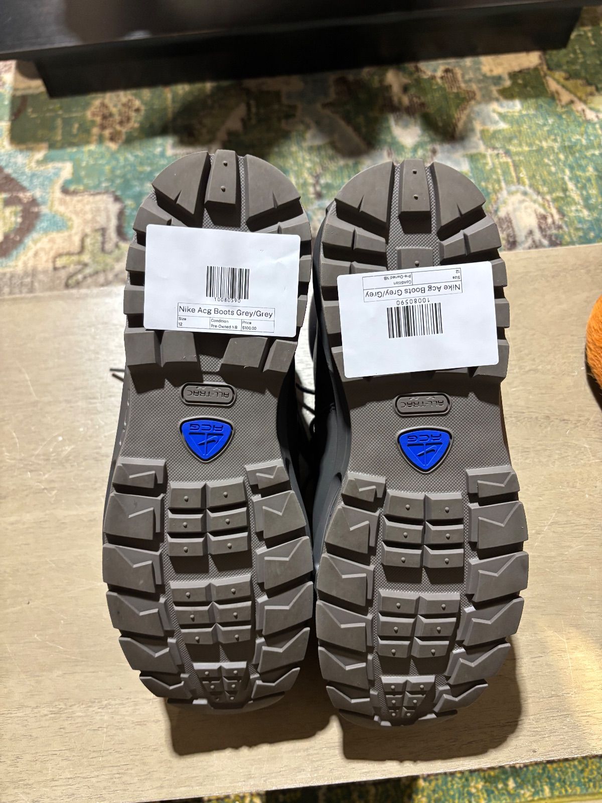 Nike Acg Boots Grey/Grey - Pre-Owned NB