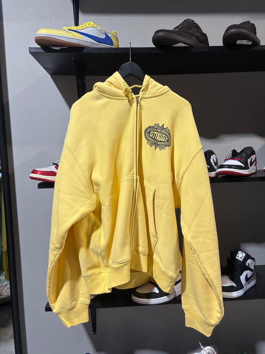 Stussy Mantra Zipup Yellow
