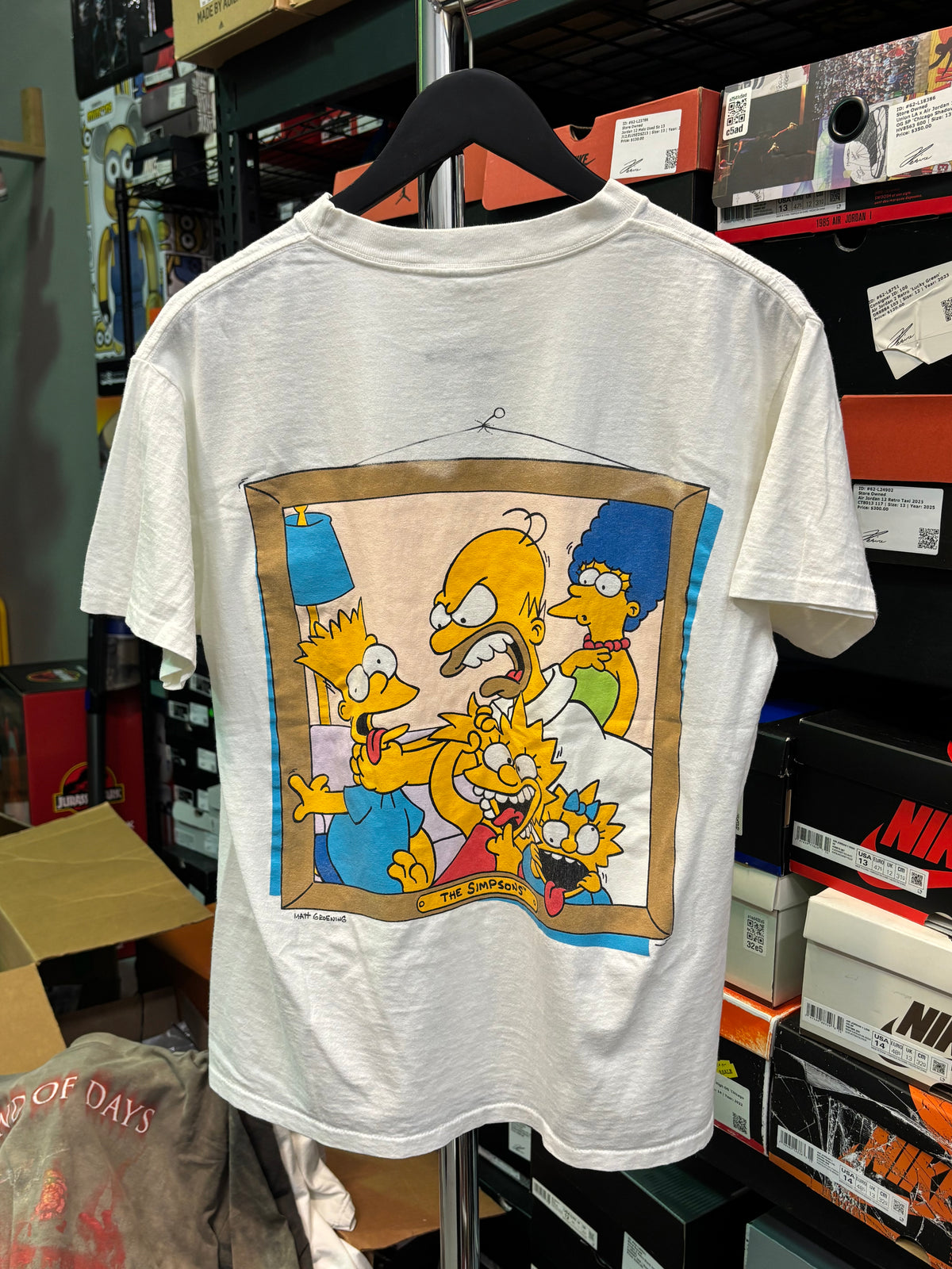 Vintage Simpsons Say Cheese Tee SzL