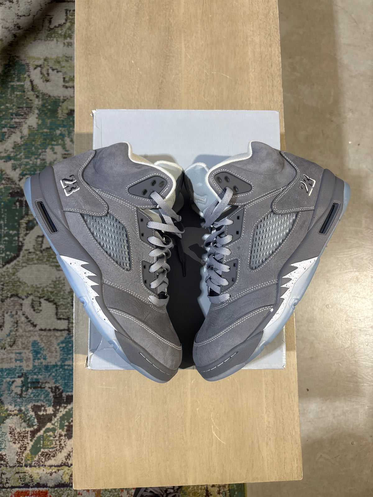 Jordan 5 Wolf Grey Used Sz 11.5