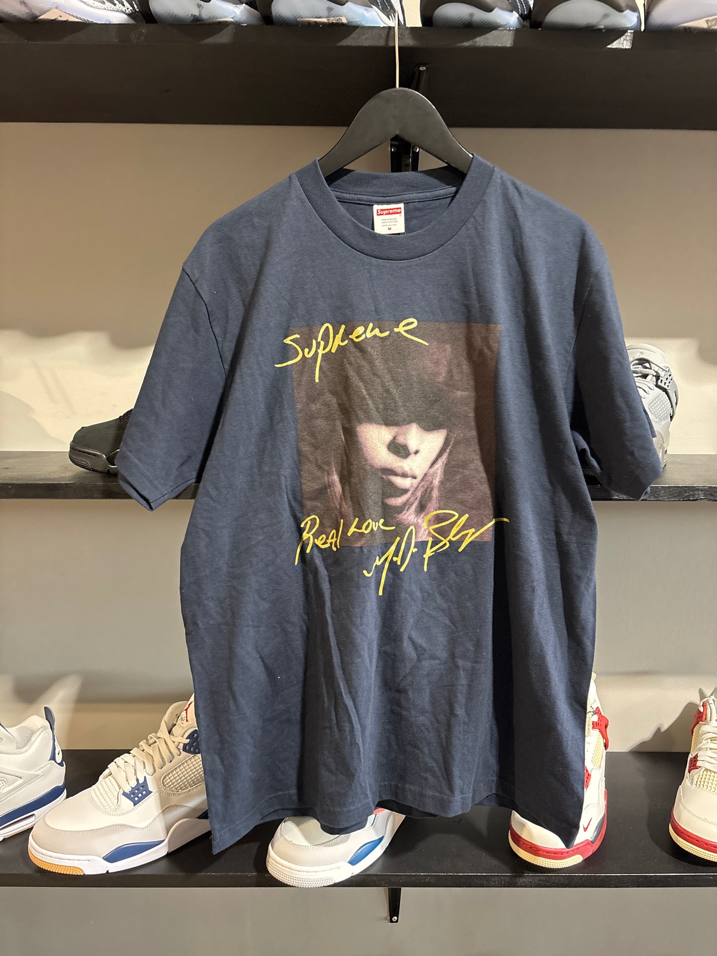Supreme Mary J. Blige Navy Tee