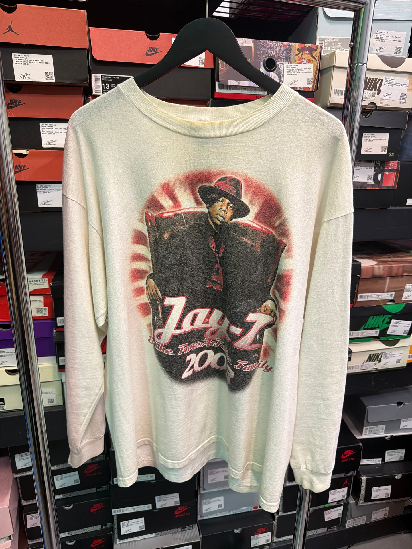 Vintage Jayz Rocafella Tour Longsleeve Sz XL