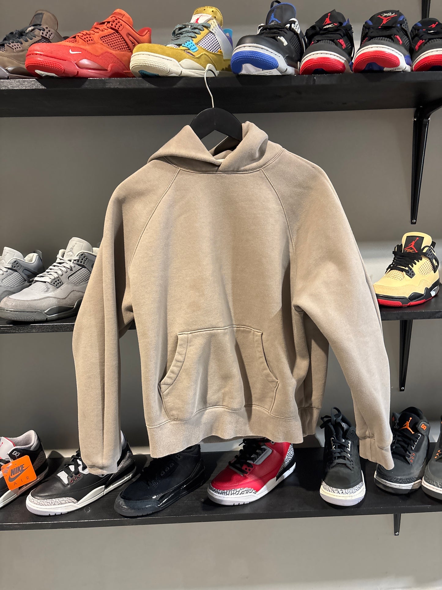 Fear Of God Essentials Taupe Hoodie