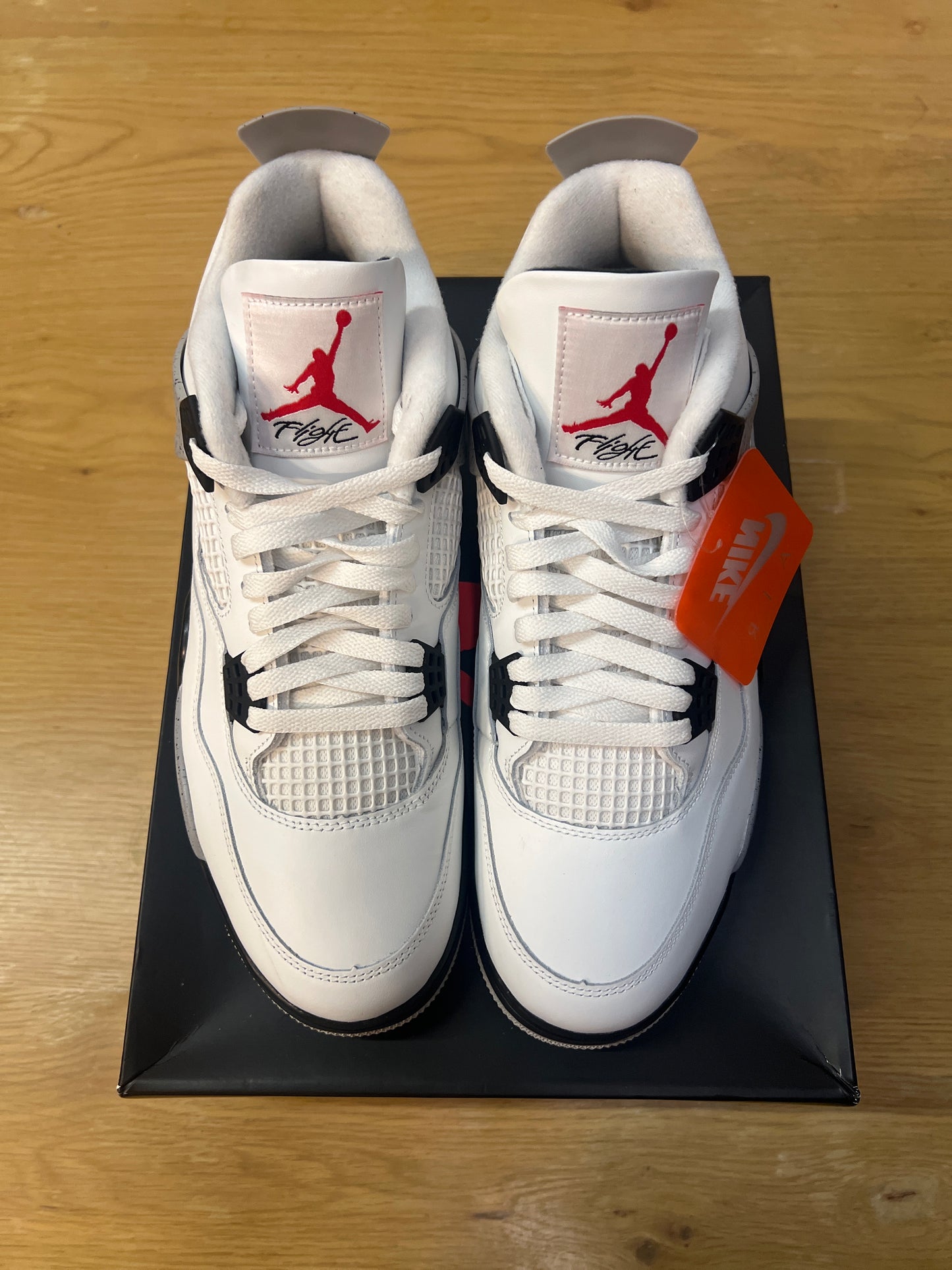 Jordan 4 retro white cement used sz 12 2025