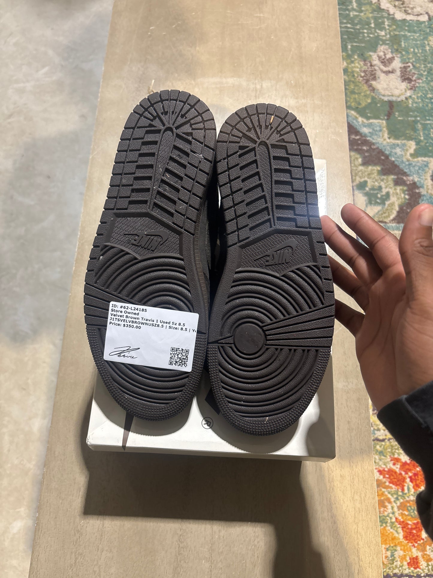 Velvet Brown Travis 1 Used Sz 8.5