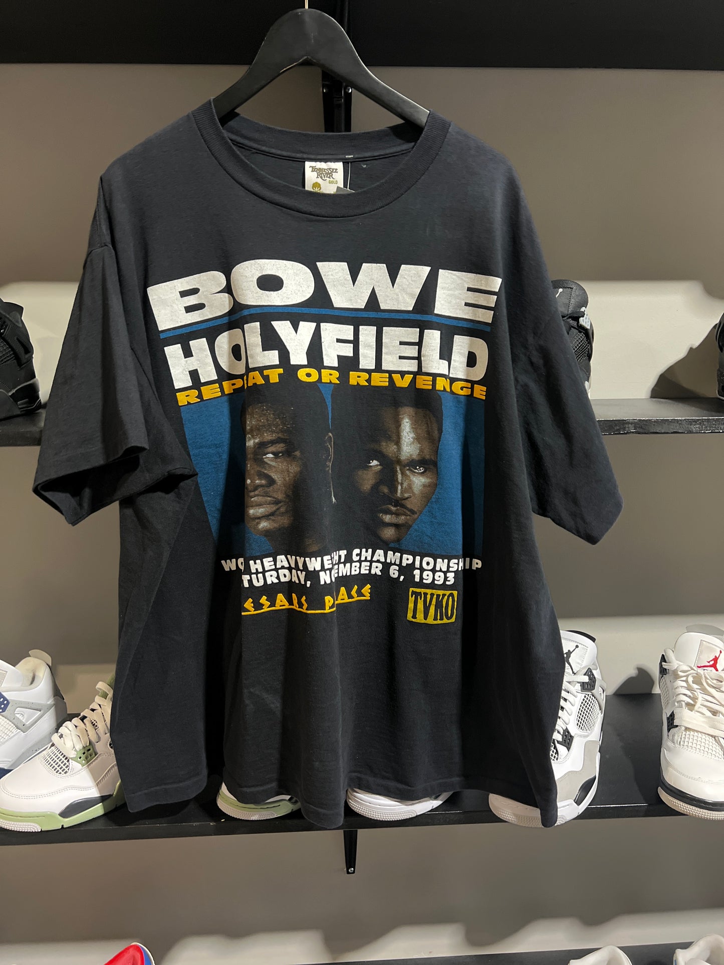 Vintage Bowe Holyfield Fight Tee 1993