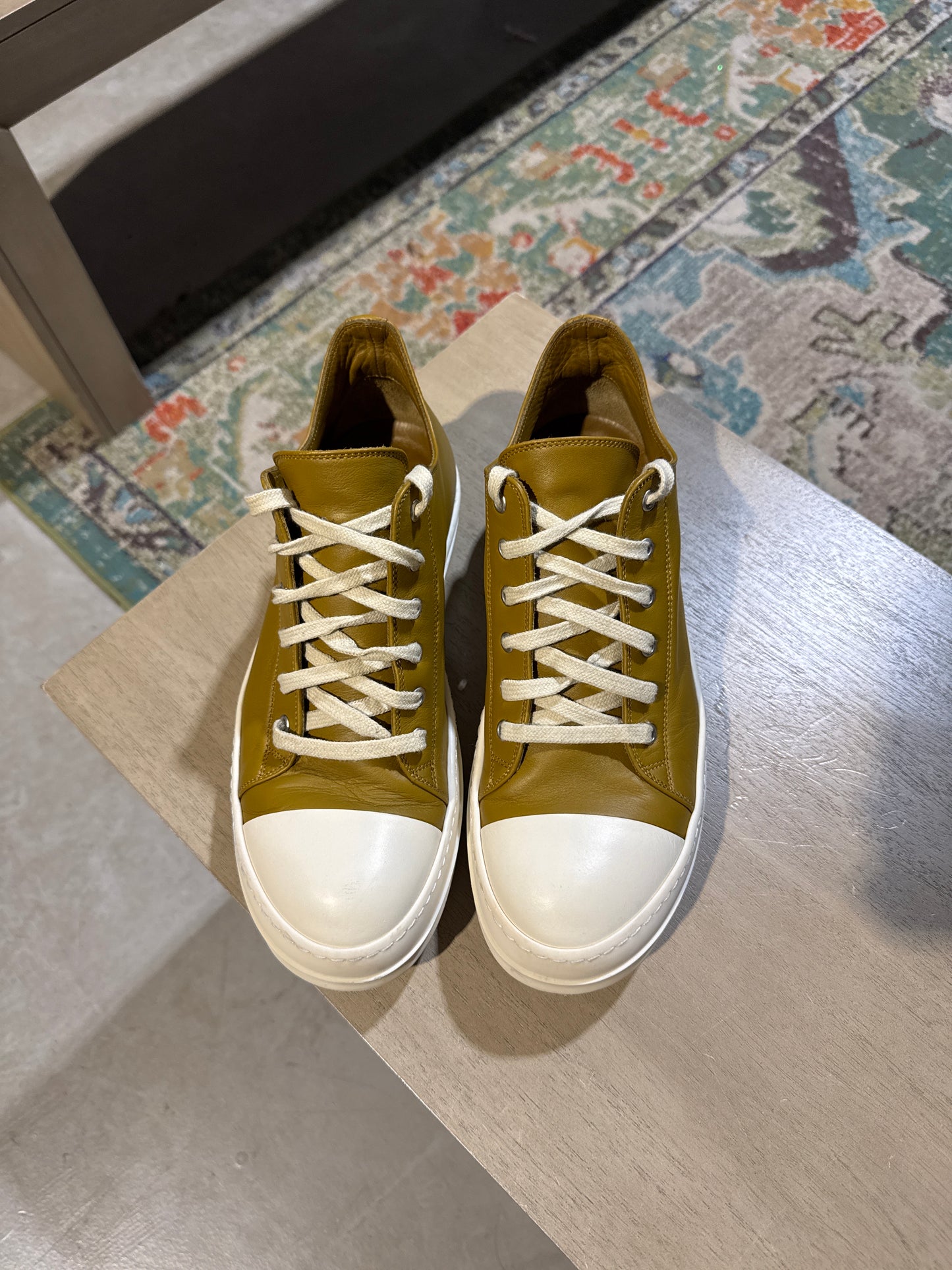 Rick Owens Ramones Khaki Used Sz 9 NB