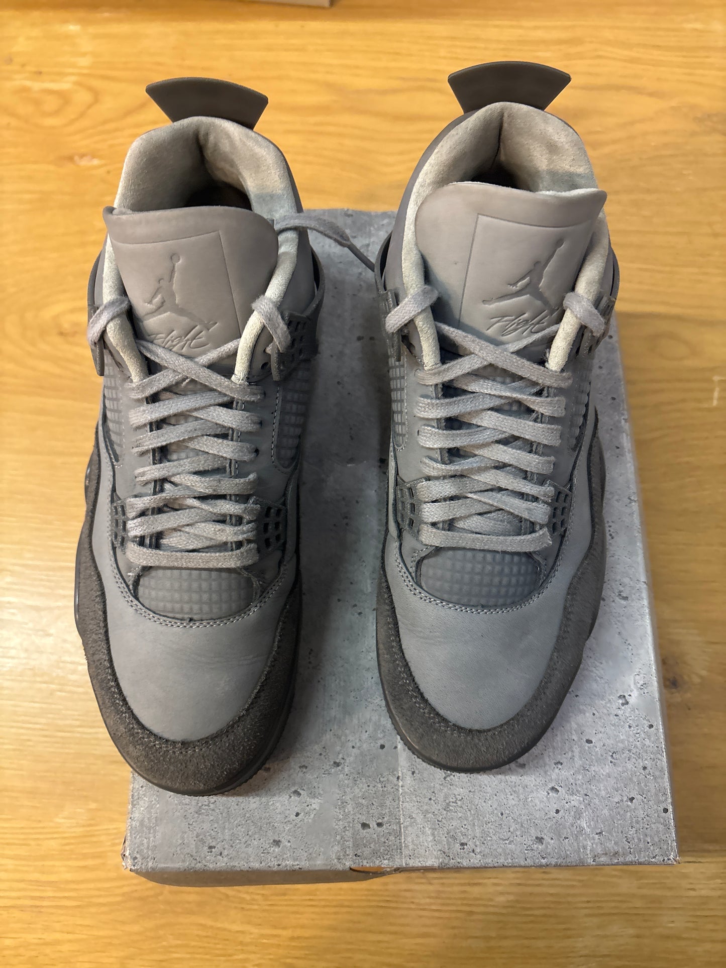 JORDAN 4 WET CEMENT USED SZ 9.5