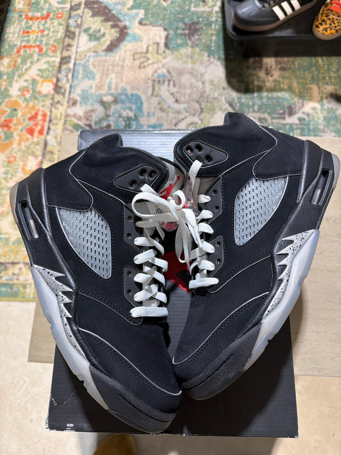 Jordan 5 metallic used sz 8.5