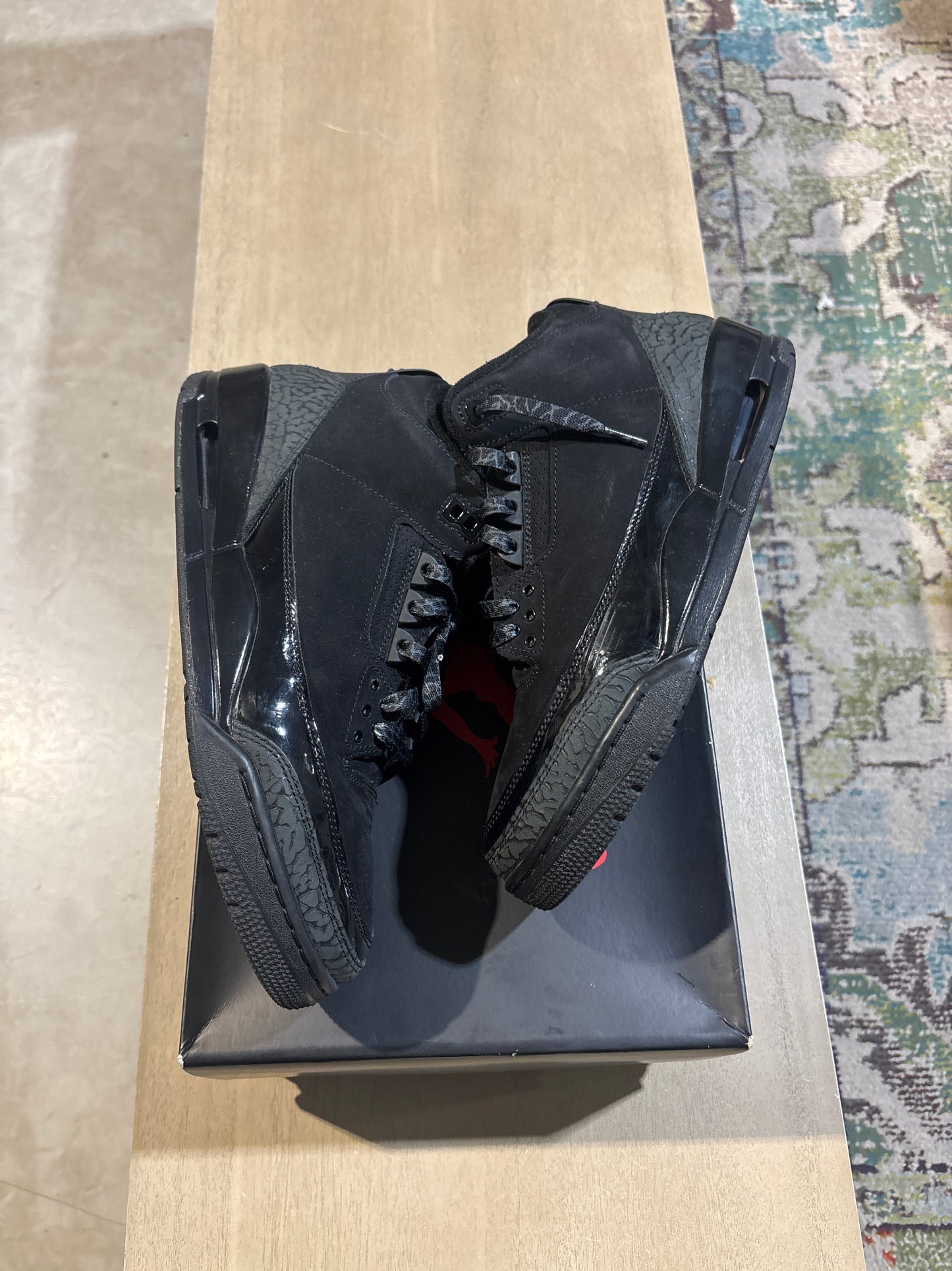 Jordan 3 Black Cat Sz 10 Used