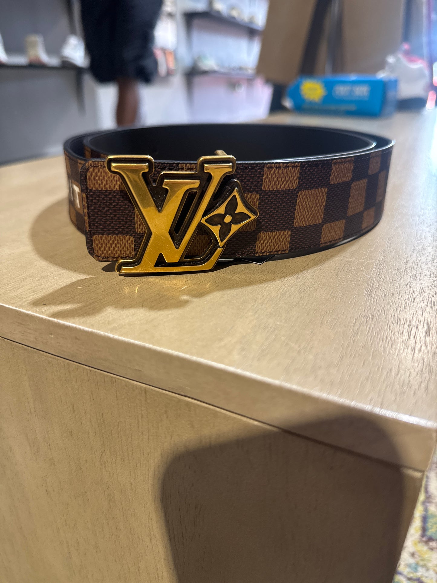Louis Vuitton Damier Phriendship Reversible Belt 44