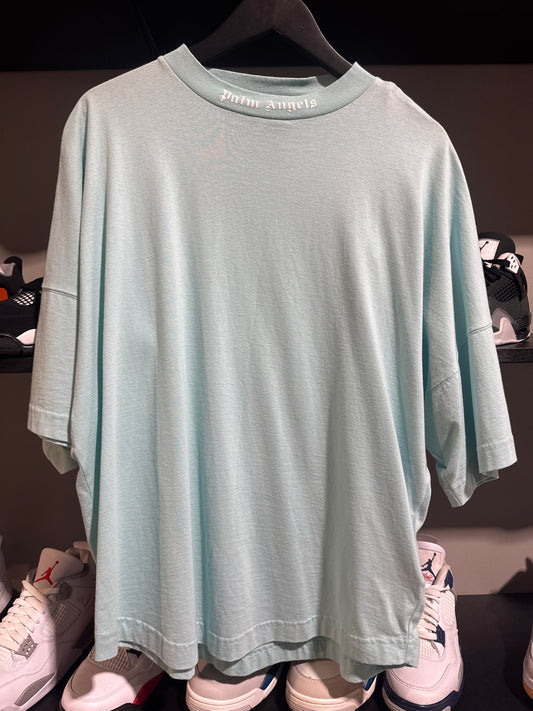 palm angels turquoise tee