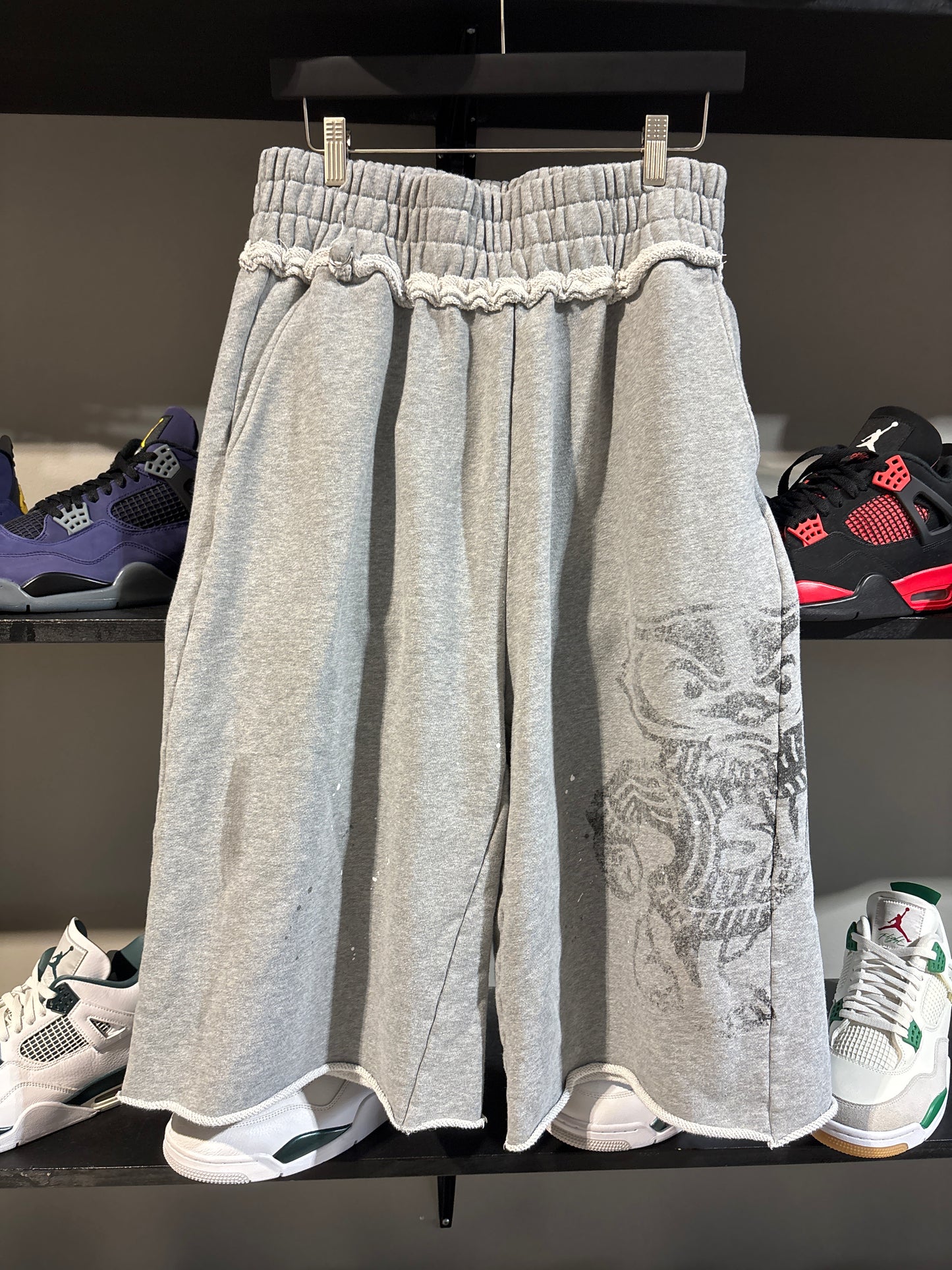Saint Vanity Grey/Black Badger Shorts