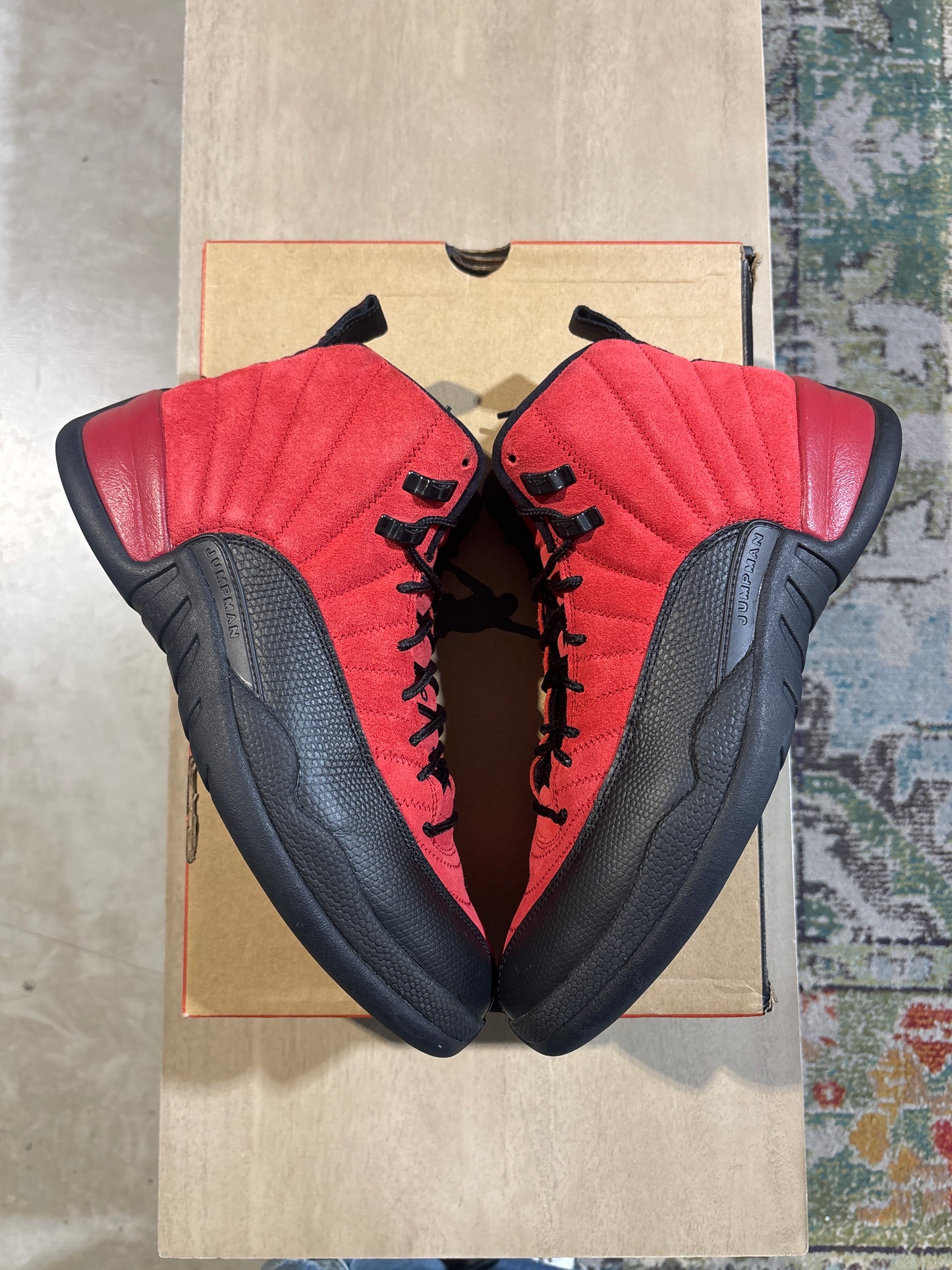 Jordan 12 Reverse Flu Game Used Sz 11