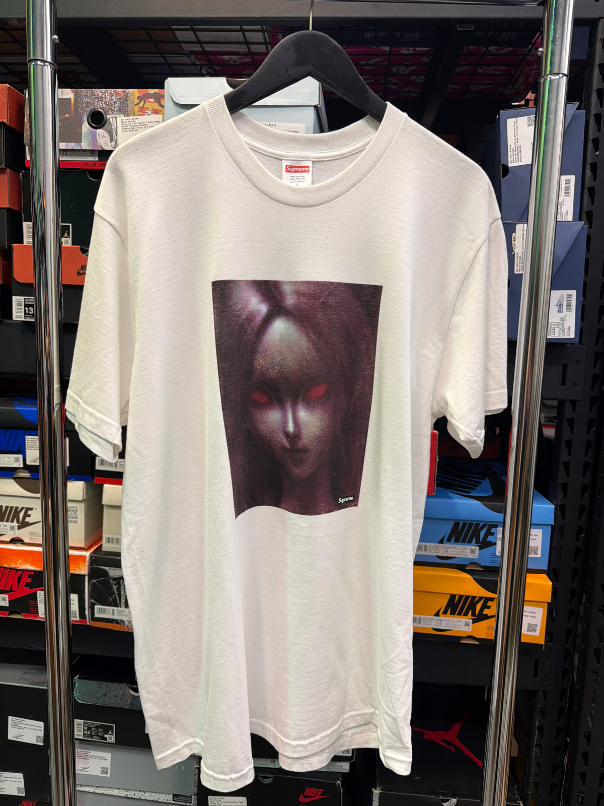 Supreme Red Eyes Tee White