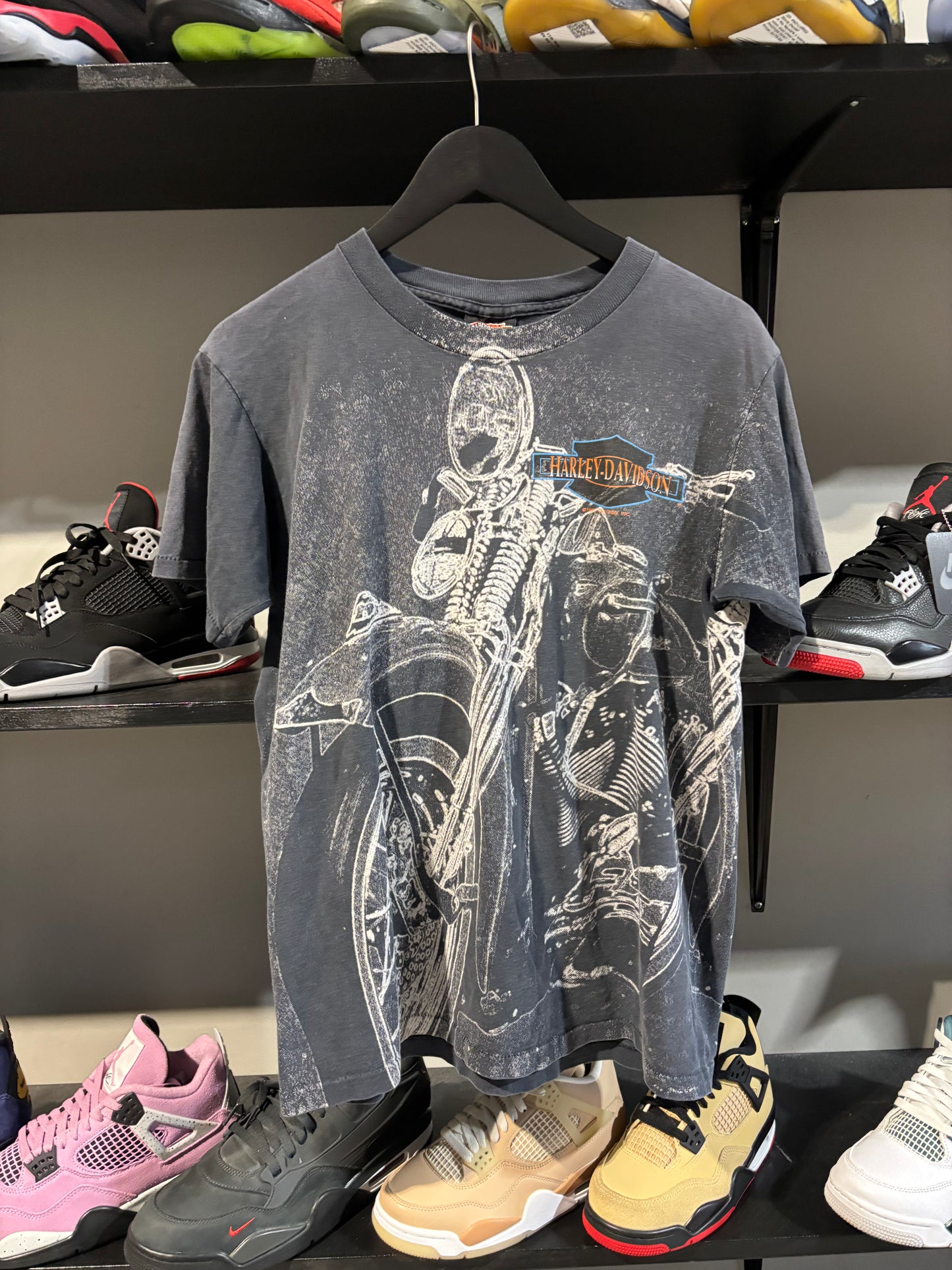 Vintage Harley Davidson AOP Biker Tee