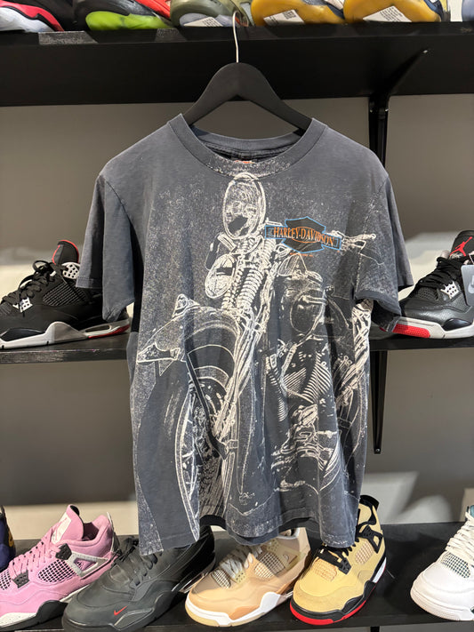 Vintage Harley Davidson AOP Biker Tee