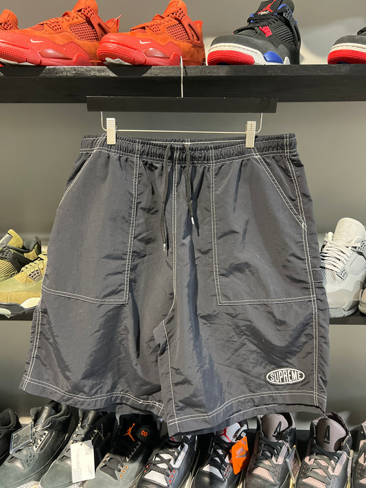 supreme nylon painter short black
