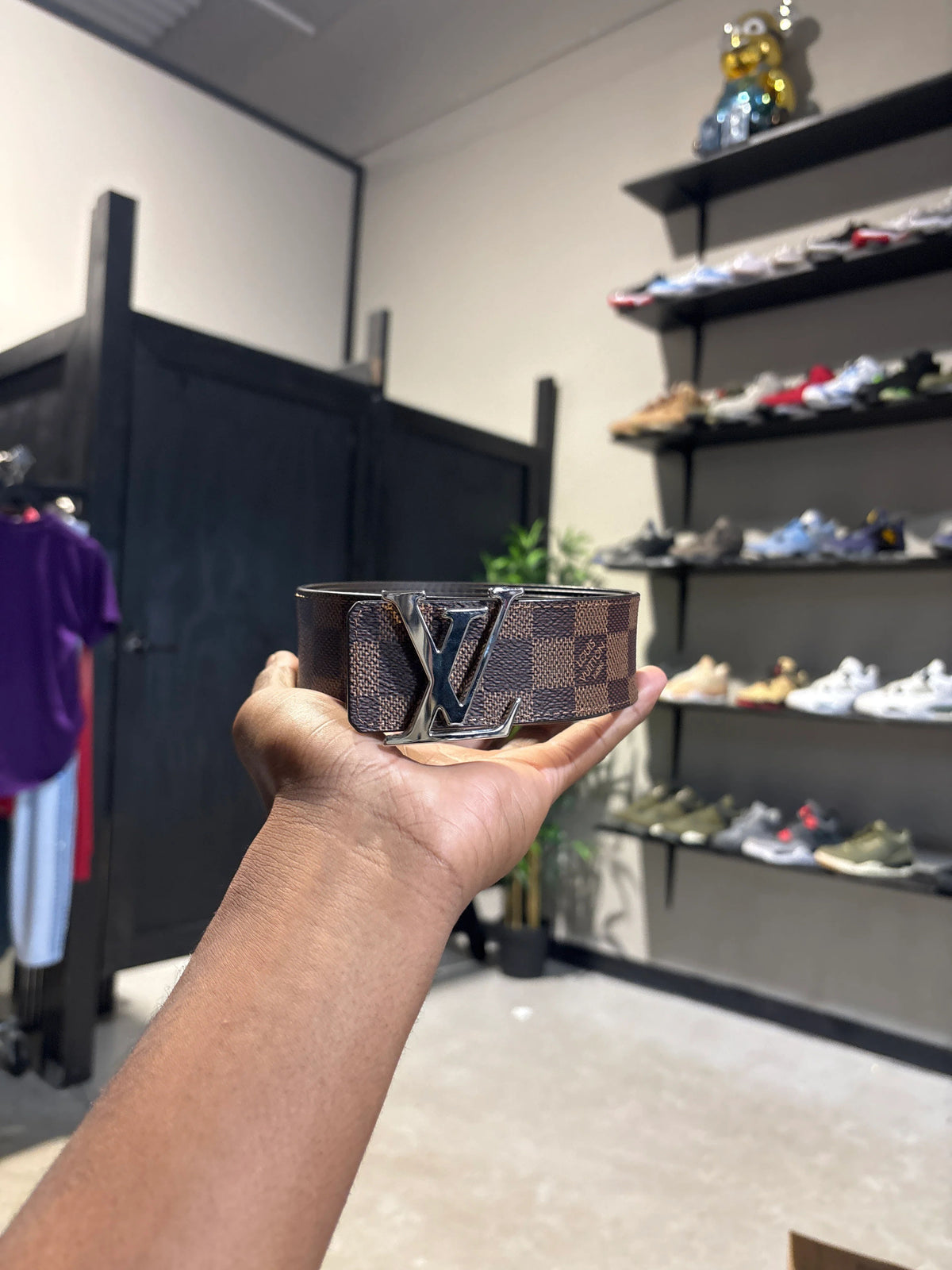 Brown Louis Vuitton Monogram Belt - Pre-Owned