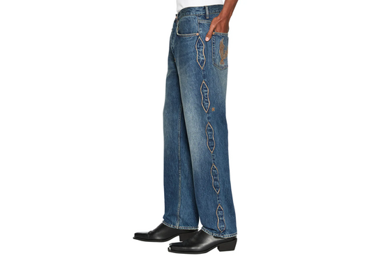 ksubi antique dark Inidgo jeans