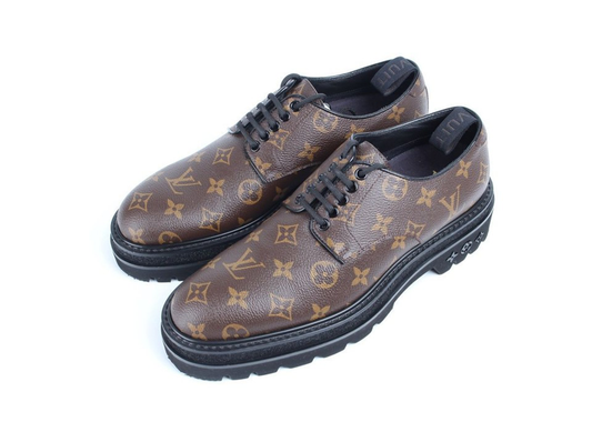 Louis Vuitton monogram derby Black ice