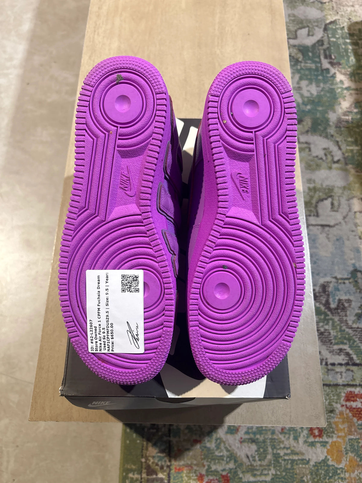 Nike Air Force 1 Low Cactus Plant Flea Market Fuchsia Dream - Pre-Owned
