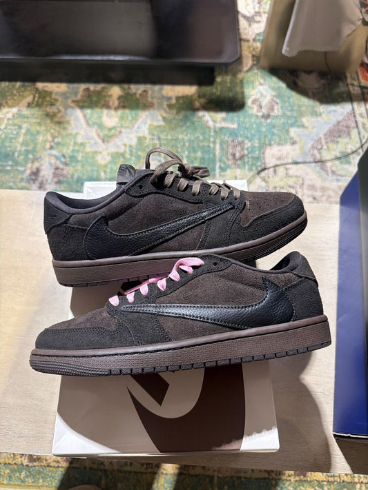 Jordan 1 Retro Low OG SP Travis Scott Velvet Brown - Pre-Owned