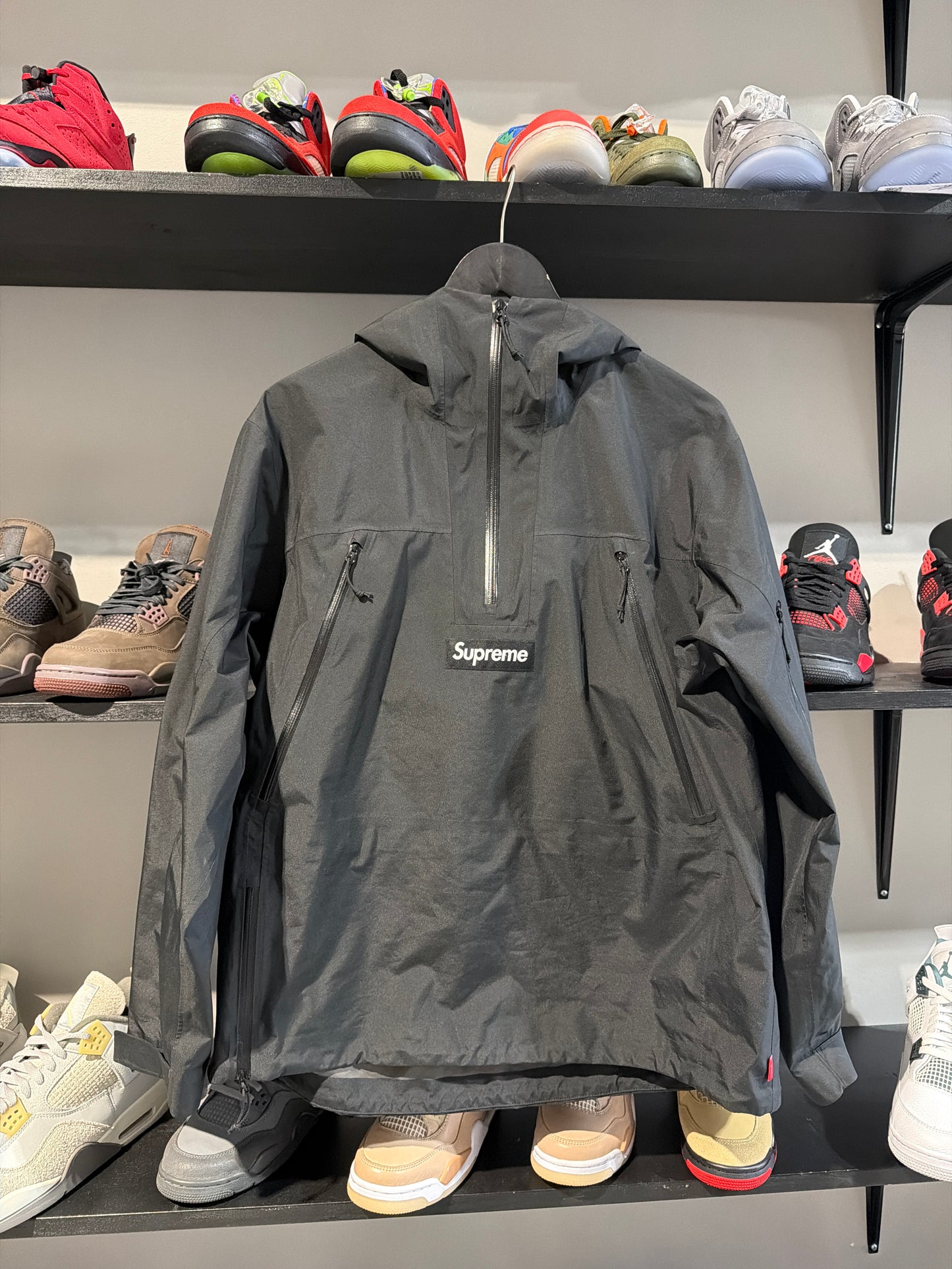 Supreme GOR-TEX Quarter Zip Black