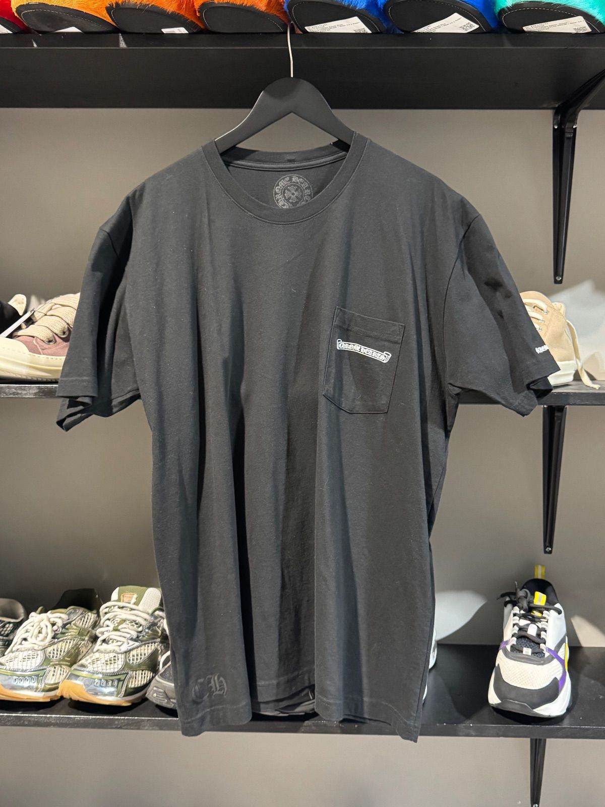 Chrome Hearts Script Cross Logo Tee Black
