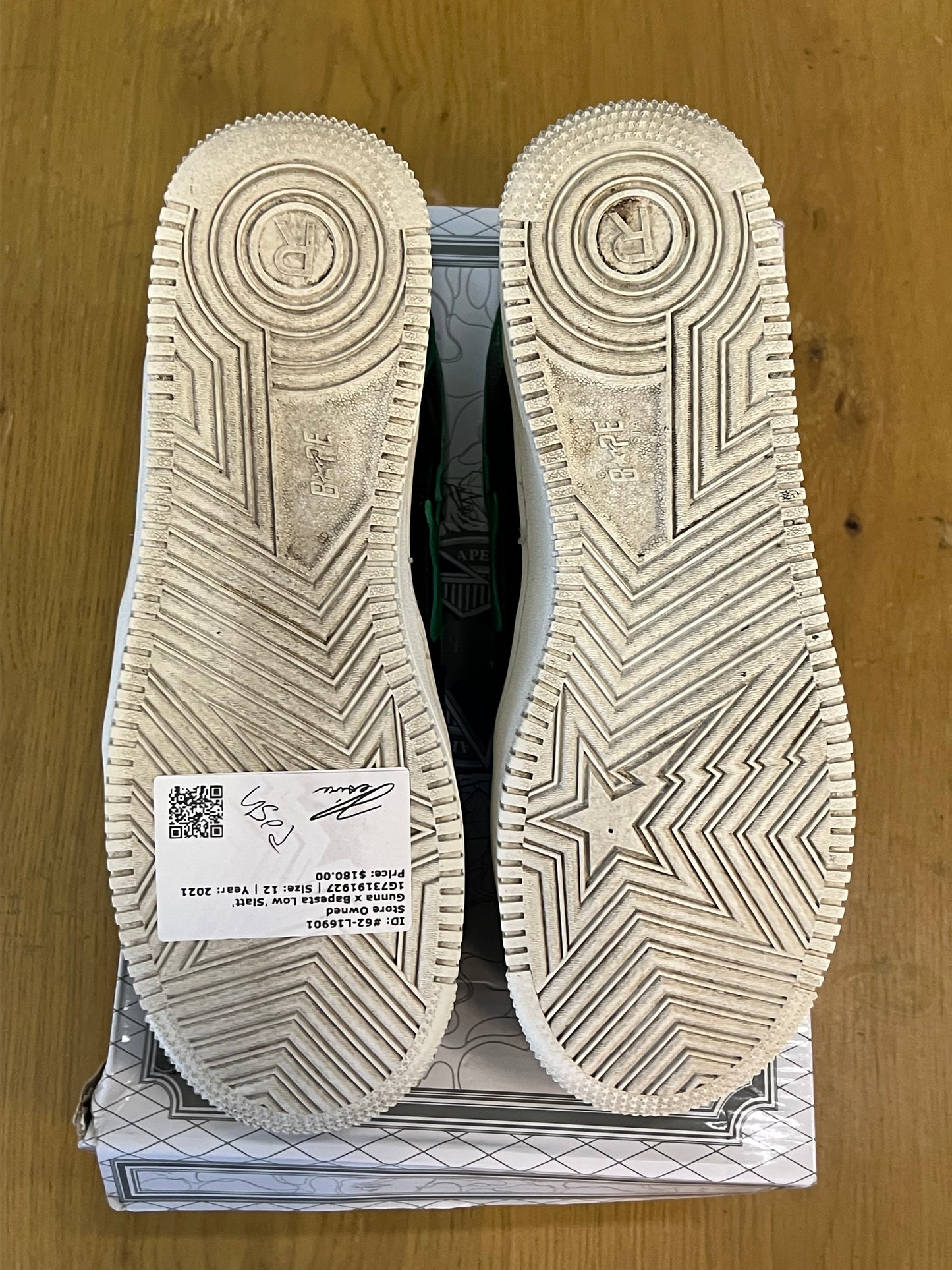 GUNNA X BAPESTA LOW SLATT Used Sz 12