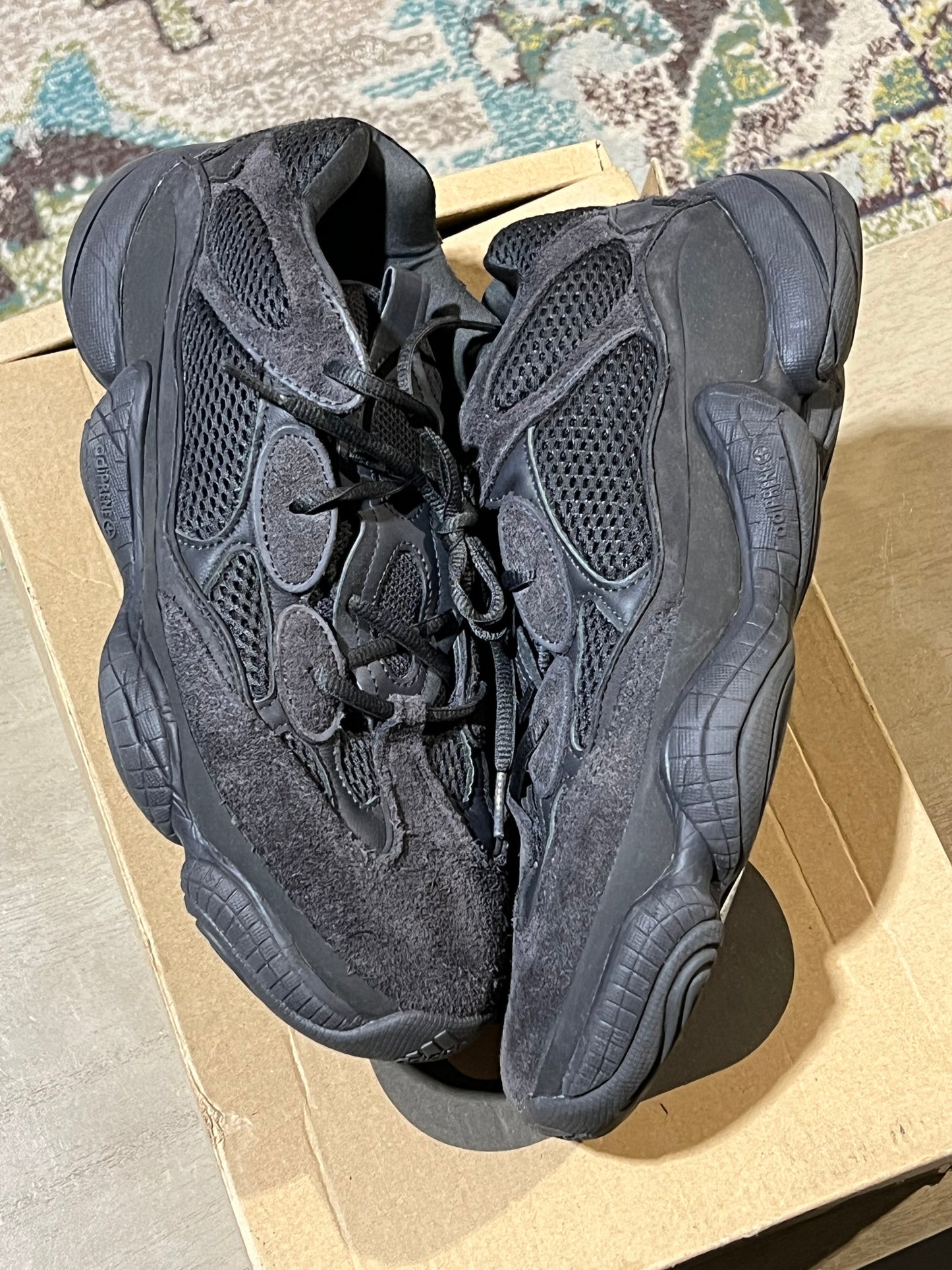 Yeezy 500 Utility Black Used Sz 11.5