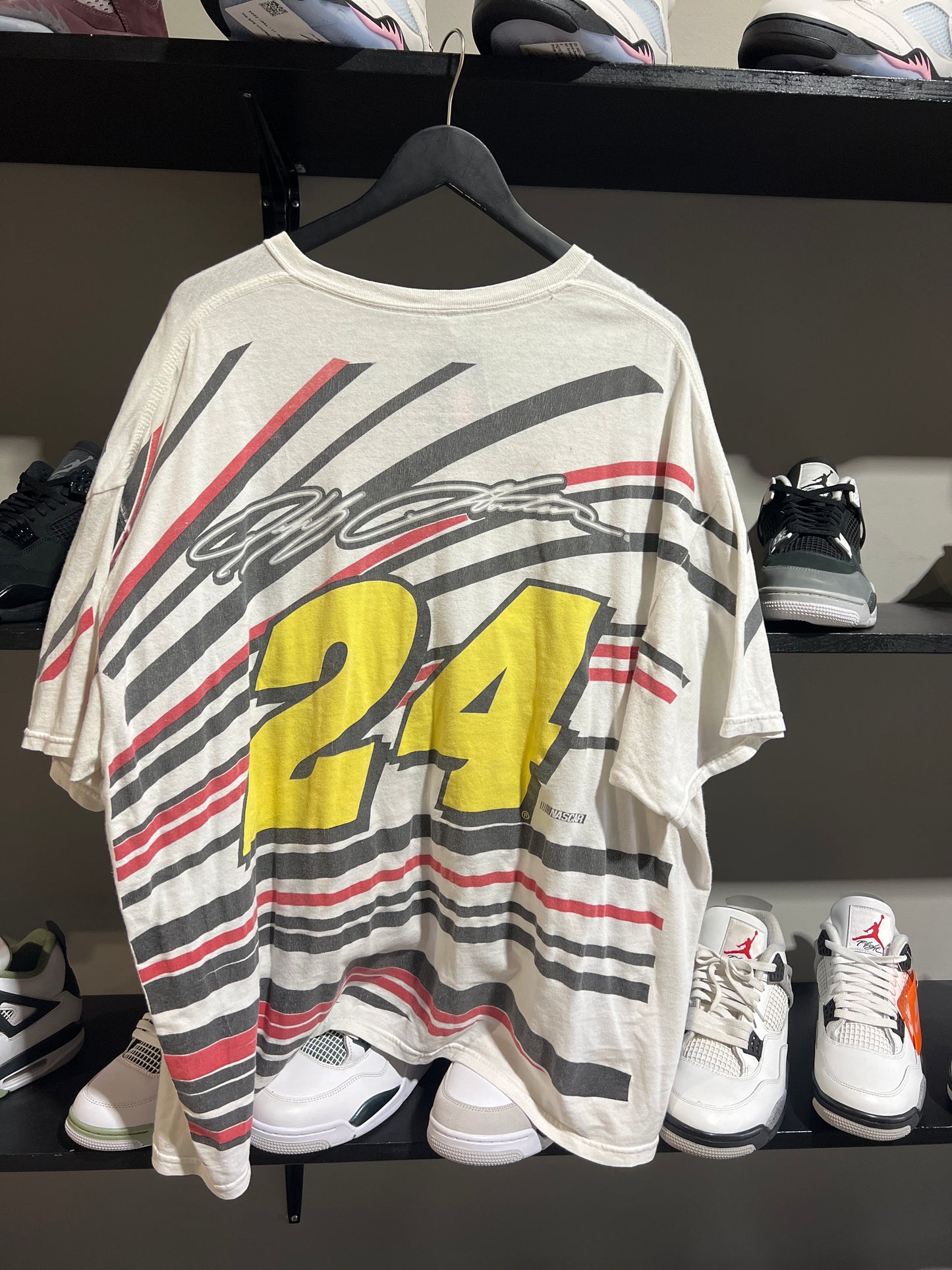 Vintage Jeff Gordon White Red ALP Tee