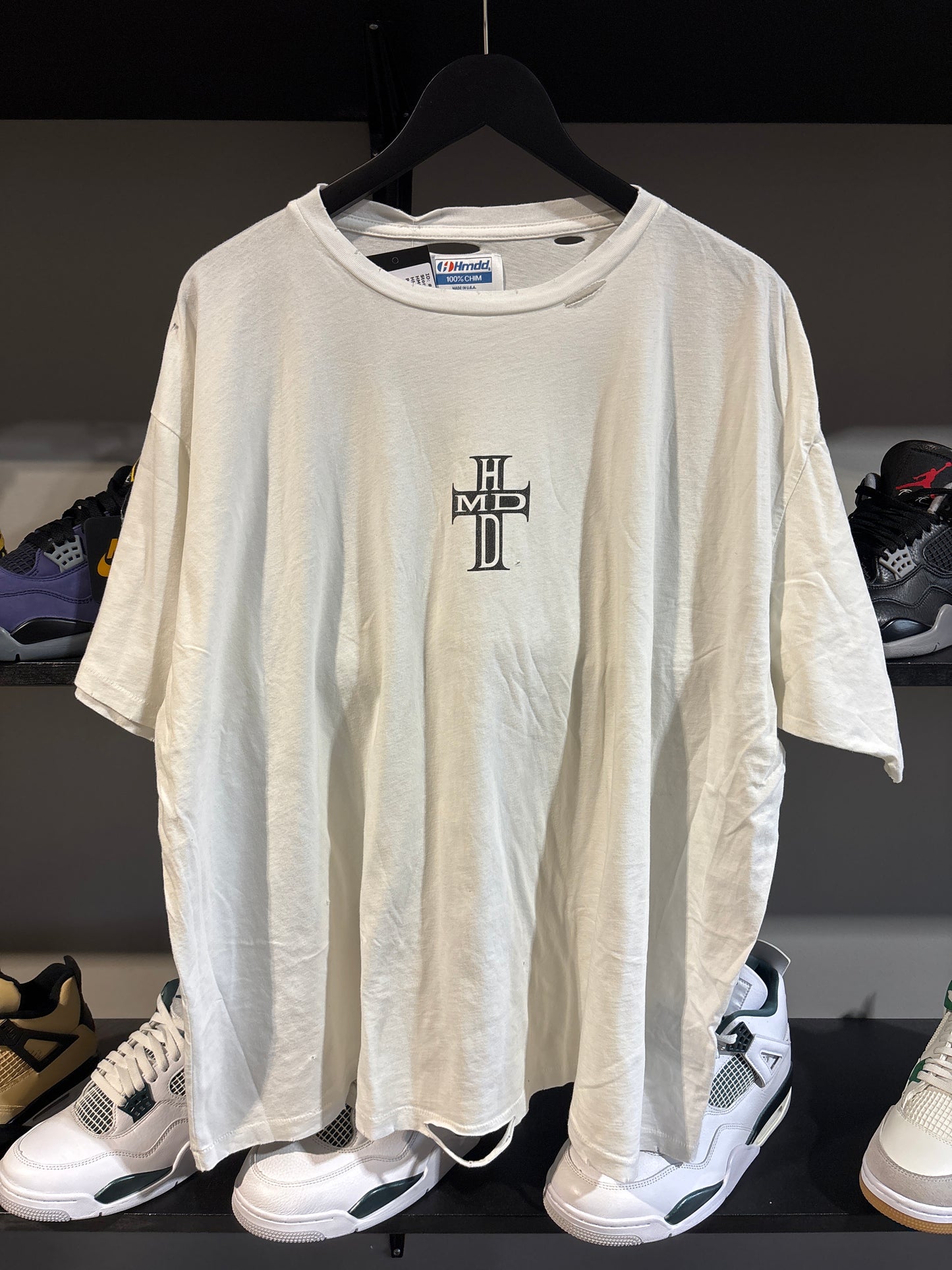 HMDD Spine Tee White