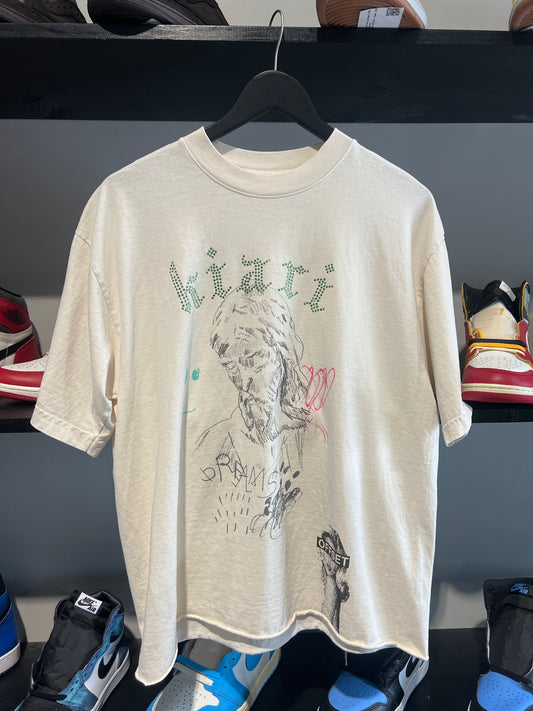 paly x offset cream tee