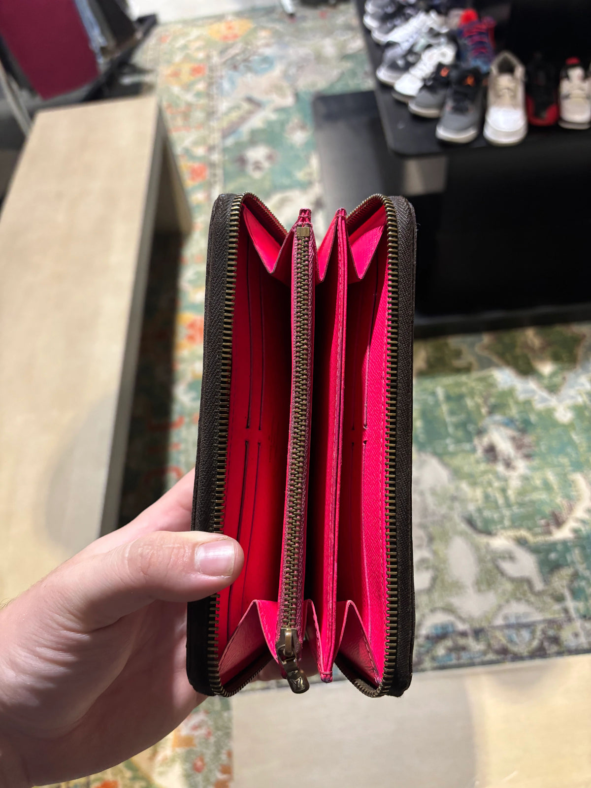 Louis Vuitton Graffiti Wallet Red/Brown - Pre-Owned