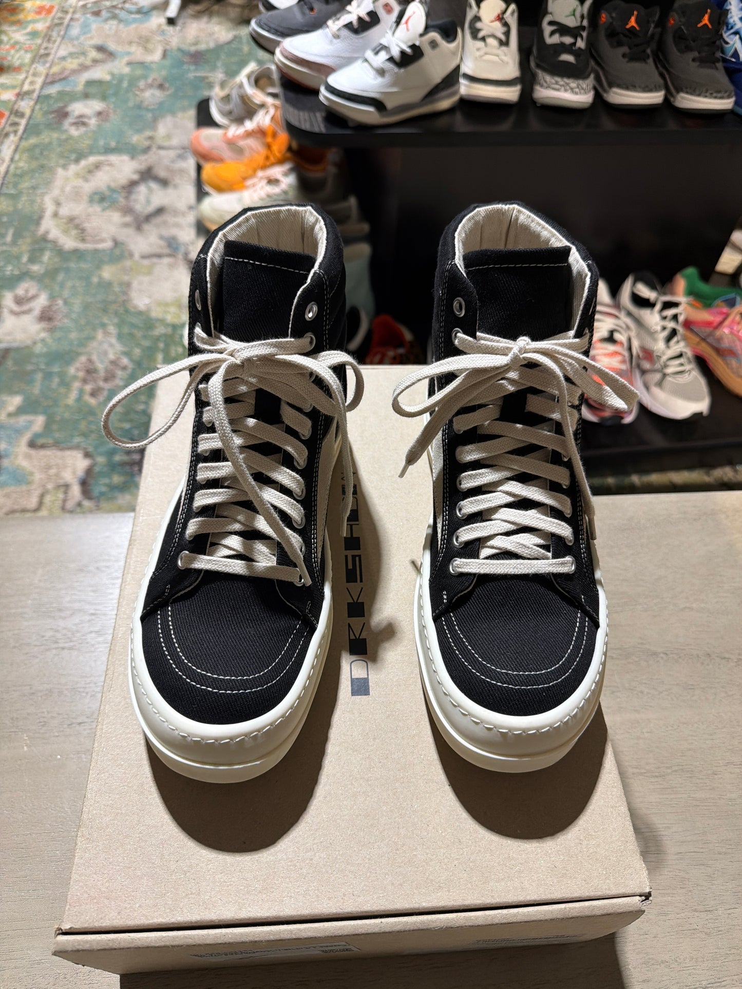 RO Vintage Sneaker High black white